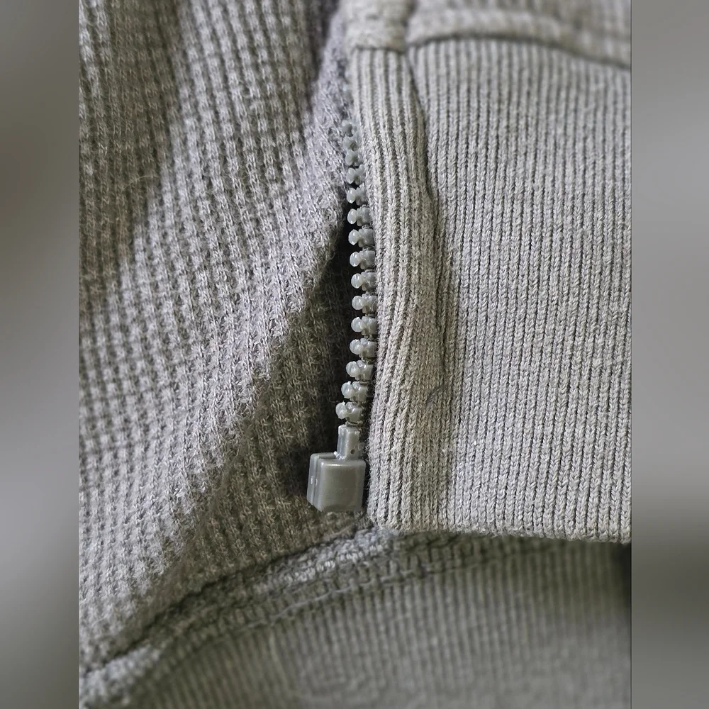 🦏 Ecko Unltd Gray Hooded Cardigan Sz XL - Picture 6 of 8